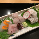 みつ林 - 鱧落とし、鱧の霜、鱧のお刺身