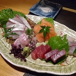 六鮮 - お造り盛り合わせ(５種盛）2160円