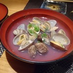 六鮮 - あさりの酒蒸し864円