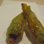 くろぎ - オクラの花蕾揚げ