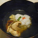 くろぎ - 牡丹鱧　早松茸　柚子