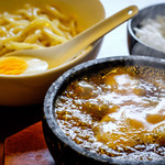 カレー オハナ - グツグツのカレーつけ麺