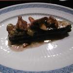 八王子うかい亭 - ズッキーニのキノコ添え