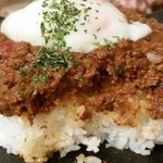 ちぃりんご - キーマカレー、断面。