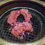 肉料理 大森 - 厚切りハラミ