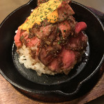 道頓堀ゼロカフェ - ローストビーフ丼