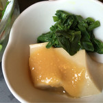 ランチ・ヤ Chap - 酢豚セットに付いた 白ごま豆腐 美味い