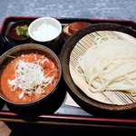 手打ちうどん 讃岐つけ麺 - 豚とネギのつけ麺