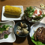 紀八 - 2016.07.10.お通し。今日は酢締めの鯵♡