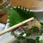 紀八 - 酢締めの鯵、おっき〜のぉ〜♡