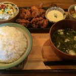 飯処 ふぉす。 - ダブルMix定食(大盛)【料理】