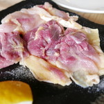 ろばたやき山ろく - 地鶏塩焼き