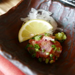 ろばたやき山ろく - 砂トロ刺し