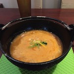 海老そば専門店 築地 えび金 - ラーメンのスープから作られた雑炊