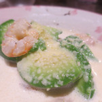 桜ん - 白おでん：海老とアボカドのクリームおでん（480円）