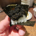 鳥茂 - キャビアおにぎり