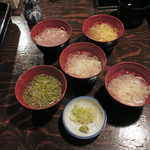 伊達藩長屋酒場 - 白石温麺・〆のセット