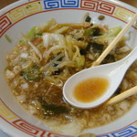 くるまやラーメン - 残り全部野菜