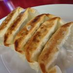 珍達そば - だんござか珍達（黒豚餃子 5ヶ 300円） ※サイズは小ぶりです