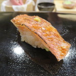 日本橋蛎殻町 すぎた - 金目鯛炙り握り