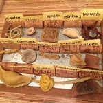 ペペロッソ - 手打ちパスタの見本。悩みます