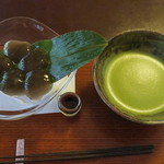 茶寮 宝泉 - わらび餅、抹茶