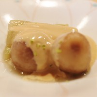 鮨 かわの - 小芋とズイキのゴマだれ