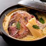 Yokohama Kanaya - 土鍋で炊き上げる鯛めしの一例