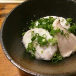 天史朗鮨 - ごまふぐの白子　ボイルして塩で