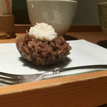 叶匠寿庵 - 季節の生菓子と抹茶セットの生菓子