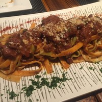 トラットリア ダイ パエサーニ - 151022　ラム肉のパスタ