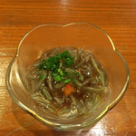 秋田料理庄屋 - じゅんさいポン酢 500円