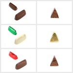 レ・グーテ - ザウルス ナッツ・ピスタチオ・フランボワーズ (各220円) '16 2月中旬