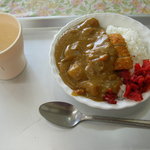 円山球場食堂 - ミニカツカレー420円