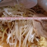 らーめん ながた 海老名店 - 味噌ラーメン780円（麺固め）　丼の直径20ｃｍ