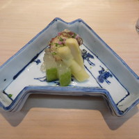 祇園おかだ - ２０１６年７月再訪
                煮だこと冬瓜のジュレかけの先付