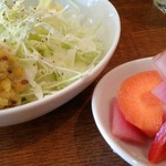 Cafe boosan - H28.3 サラダとピクルス