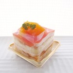 大竹屋パトラン - ブラッドオレンジショートケーキ