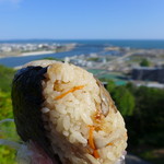 おにぎり 野田や - 日和山(ひよりやま)で、いただきます！