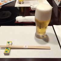 しゃぶしゃぶ・日本料理 木曽路 銀座５丁目店 - 生ビール