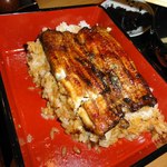 うなぎ かわかみ - 今回はタレが甘く感じた　量のせいかな？