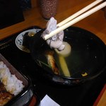 うなぎ かわかみ - 肝はふっくら