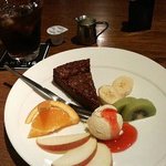 ANUBIS - ガトーショコラのケーキセット　650円