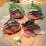 海力 - 参考資料、二階の団体さんしめ鯖4人前追加！