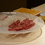 富小路 やま岸 - お寿司の材料です