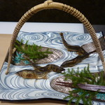 絶品　の鮎焼き