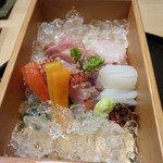 和ごころ 泉 - お造り　烏賊・金目・鯛・鮪