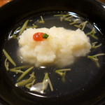 和ごころ 泉 - 鱧と蓮とのしんじょとじゅんさいのお椀　