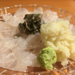 串焼き GoZZo - 鱧の薄づくり