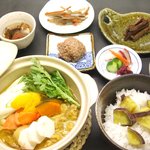 泉の里 - かわじま呉汁ご飯、チーズリゾット風です。